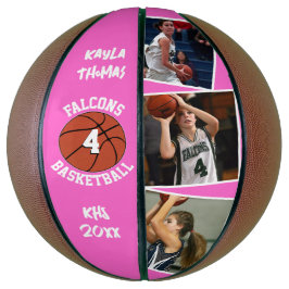 Name und Nummer des Fotos des benutzerdefinierten  Basketball