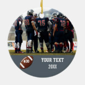 Name und Nummer des Fotos Keramik Ornament (Hinten)