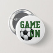 Name und Nummer des Fußballballs Button (Vorne & Hinten)