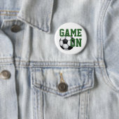 Name und Nummer des Fußballballs Button (Beispiel)