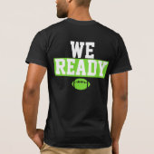 Name und Nummer des Fußballspielers T-Shirt (Rückseite)