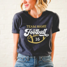 Name und Nummer des Navy Blue-Football-Spielers