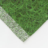 Name und Nummer des personalisierten Fußballspiele Fleecedecke (Ecke)