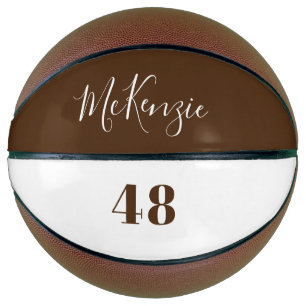 Name und Nummer des personalisierten Team Players Basketball