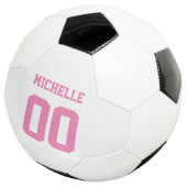 Name und Nummer des Spielers Fußball (Dreiviertel)
