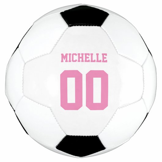 Name und Nummer des Spielers Fußball (Vorderseite)