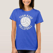 Name und Nummer des Spielers und der Volleyball-Ma T-Shirt (Vorderseite)
