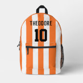 Name und Nummer des Sports Player Bedruckter Rucksack (Vorderseite)