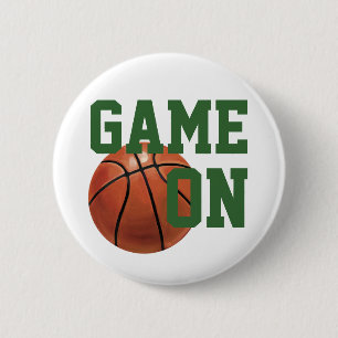 Name und Nummer des Teams Basketball Button