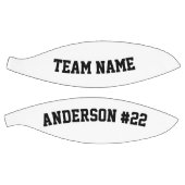 Name und Nummer des Teams und Spieler Basketball (Panele)