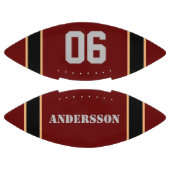 Name und Nummer hinzufügen Football (Paneele)