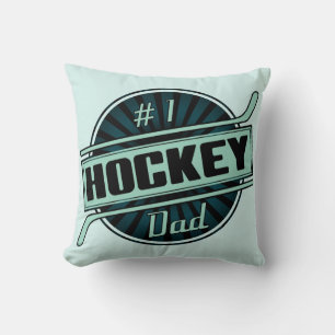 Name und Nummer Hockey Vater Kissen