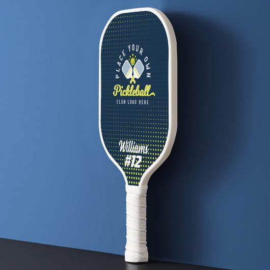 Name und Nummer Ihres Team Pickelball-Logos Pickleball Schläger