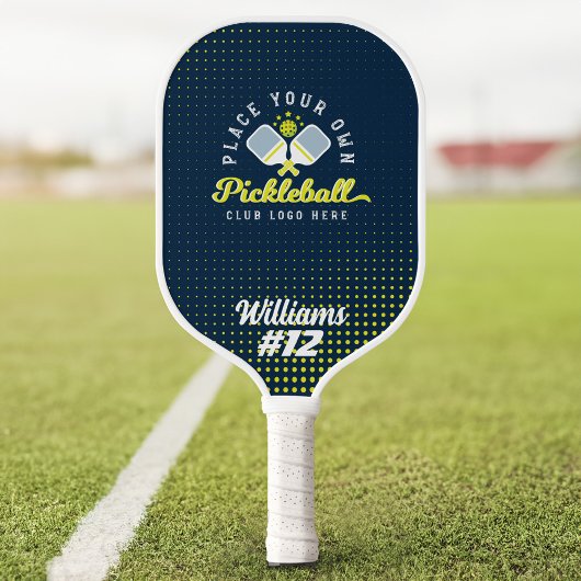 Name und Nummer Ihres Team Pickelball-Logos Pickleball Schläger