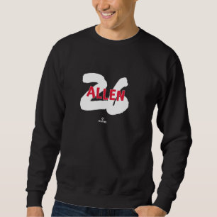 Name und Nummer Logan Allen Cleveland Baseball MLB Sweatshirt