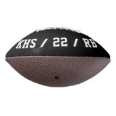 Name und Nummer, Schule und Position des benutzerd Football (Gedreht 270)