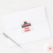 Name und Penny Square Sticker (Umschlag)