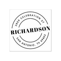 Name und Rücksendeadresse der Retro-Familie