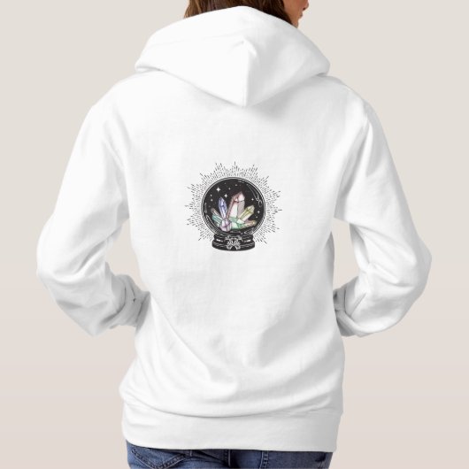 Name und Schlichtes Logo Hoodie (Rückseite)