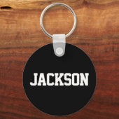 Name und Spielernummer des Fußballteams Schlüsselanhänger (Rückseite)