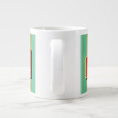 Name und Sternzeichen Barbara und Krebs Jumbo-Tasse (Rückseite)