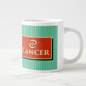 Name und Sternzeichen Barbara und Krebs Jumbo-Tasse (Rechts)