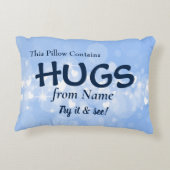 Name und Text ändern Dieses Pillow enthält Fehler Dekokissen (Rückseite)