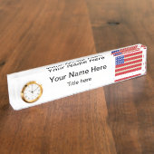 Name und Titel der Flagge-| DIY Namensplakette (Seite)