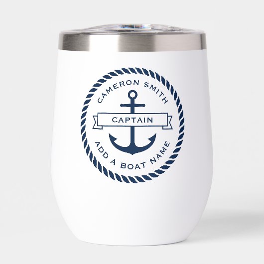 Name und Titel des Ankerbootes und des Seilbootes (Vorderseite)