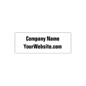 Name und Vorlage des Unternehmens und der Website Permastempel (Design)