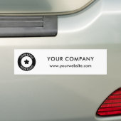 Name und Website des benutzerdefinierten Firmenlog Autoaufkleber (Auf Auto)