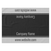Name und Website des Unternehmens Tischdecke (Vorderseite (Horizontal))