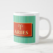 Name und Zodiac-Zeichen Barbara Aries Jumbo-Tasse (Rechts)