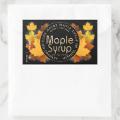 Name und Zuckerhersteller des Staat (Stapel und Da Rechteckiger Aufkleber (Tasche)