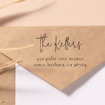 Name und Zuhause-Adresse der modernen Chic-Familie