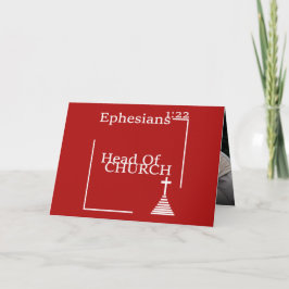 Name unseres Gottes Jesus Christus Foto Grußkarte Karte