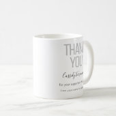 Name Vielen Dank Kaffeetasse (VorderseiteRechts)