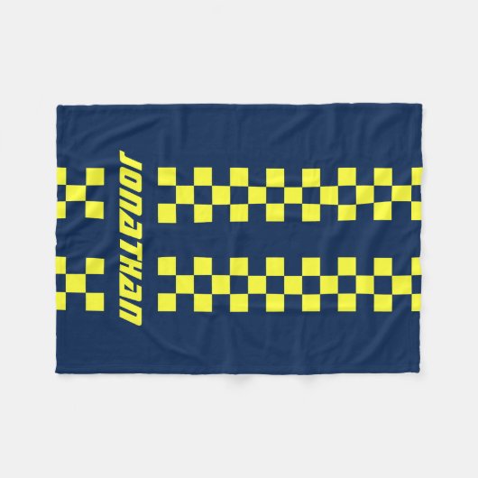 Name Vollständig angepasste Farben Doppelkarierte Fleecedecke (Vorderseite (Horizontal))