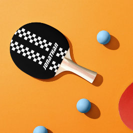 Name Vollständig angepasste Farben Doppelkarierte  Tischtennis Schläger