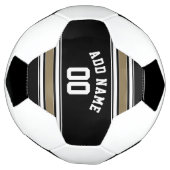 Name von Black and Gold Sports Jersey - Farbe ausb Fußball (Gedreht)