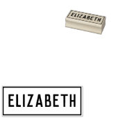 Name von Elizabeth Gummistempel (Stempel)