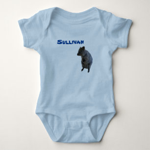Name von Sullivan mit Aussie Quokka, Baby Bodysuit Strampler