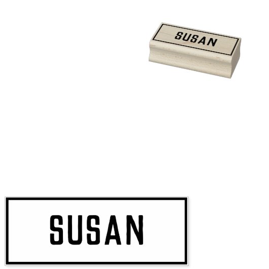 Name von Susan Gummistempel (Stempel)
