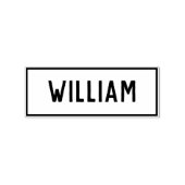 Name von William Gummistempel (Prägung)