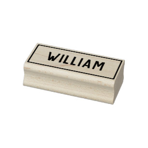 Name von William Gummistempel