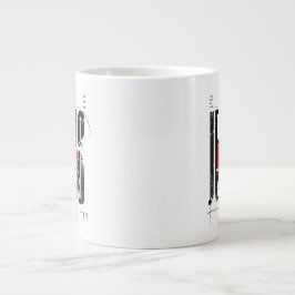 Name vor allem Name Jesus Grunge moderne Strassenm Jumbo-Tasse