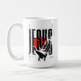 Name vor allem Name Jesus Grunge moderne Strassenm Kaffeetasse