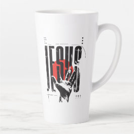 Name vor allem Name Jesus Grunge moderne Strassenm Milchtasse