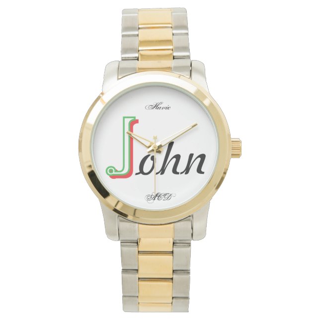 NAME WATCH JOHM HAVIC ACD ARMBANDUHR (Vorderseite)