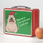Name-Weihnachtsplätzchen-MetallzinnLunchbox Metall Lunch Box (Beispiel)